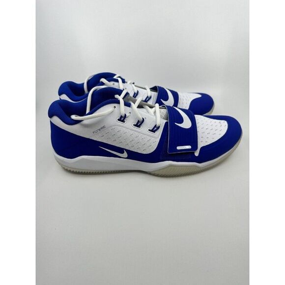 Men's Nike Alpha Menace Turf Low Football Cleats BV3997-101 White Blue Size 12.5 - Picture 5 of 6